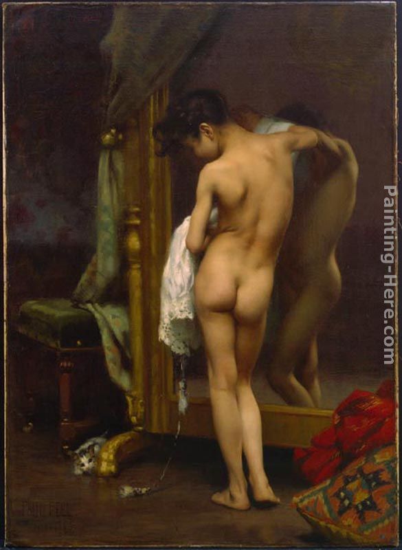 A Venetian Bather painting - Paul Peel A Venetian Bather art painting